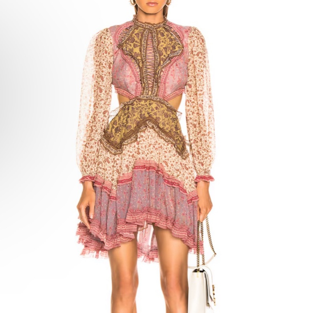 Zimmermann Juniper Cut Out Floating Dress 0P